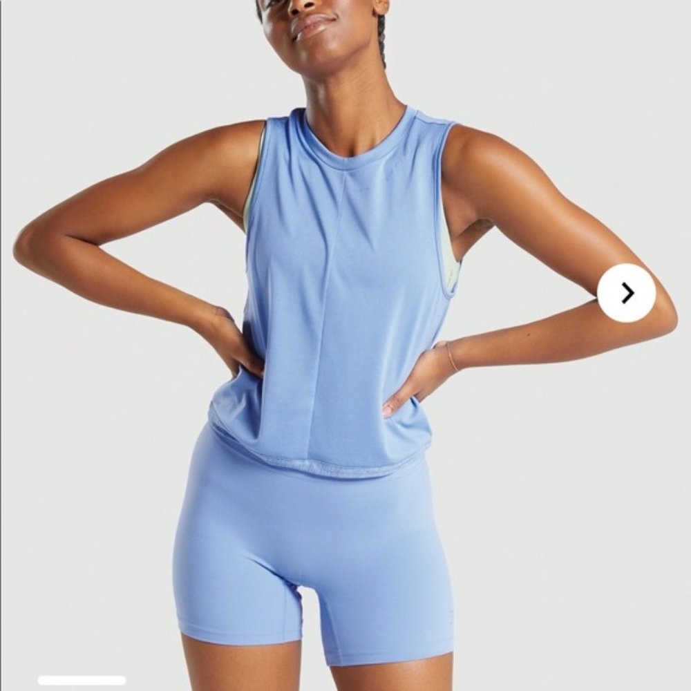 Gymshark x Whitney Simmons Tank in Intense Blue